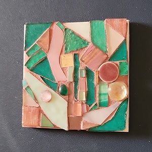 Glass Mosaics Terracotta Tile